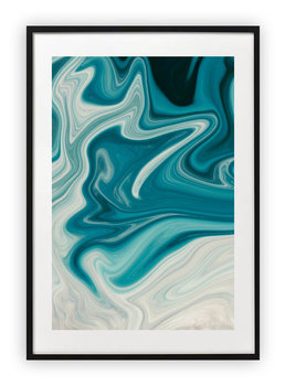 Plakat 40x50 cm Marmur Sztuka Modern WZORY - Printonia