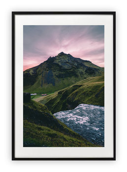 Plakat 40x50 cm Widok góra wodospad WZORY - Printonia