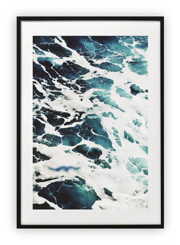 Plakat 40x50 cm Woda Skała NNatura WZORY - Printonia