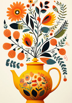 Plakat 59,4x84,1cm Bujna Herbata - Zakito Posters