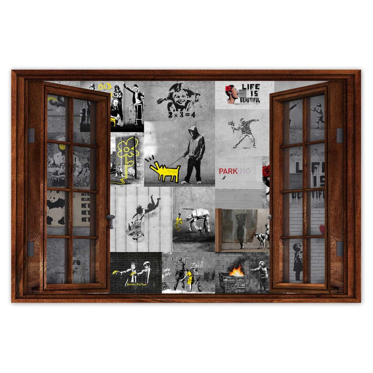 Plakat 90x60 Banksy Megamix ZeSmakiem Sklep EMPIK COM