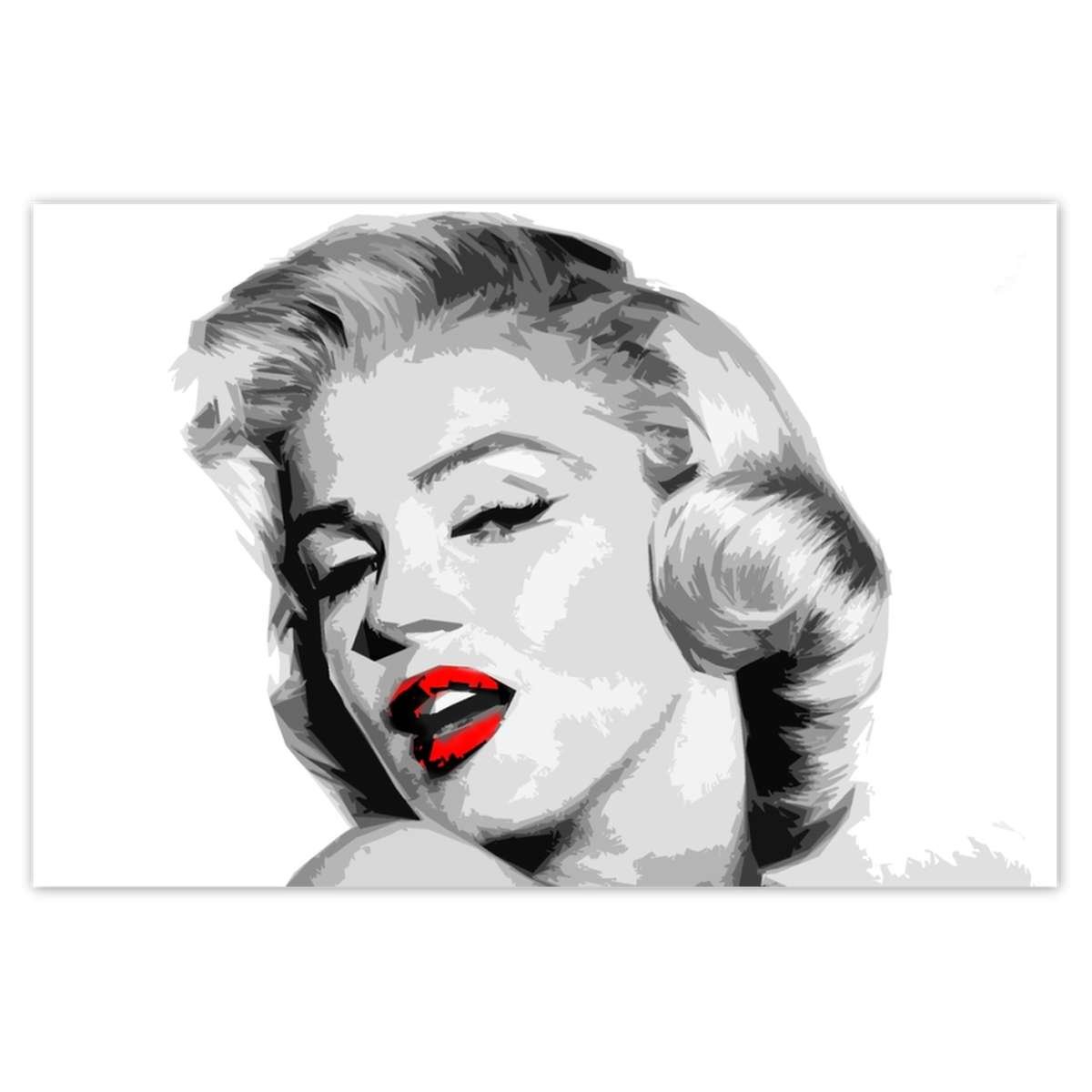 Plakat 90x60 Marilyn Monroe Czerwone Usta Zesmakiem Sklep Empikcom 5056