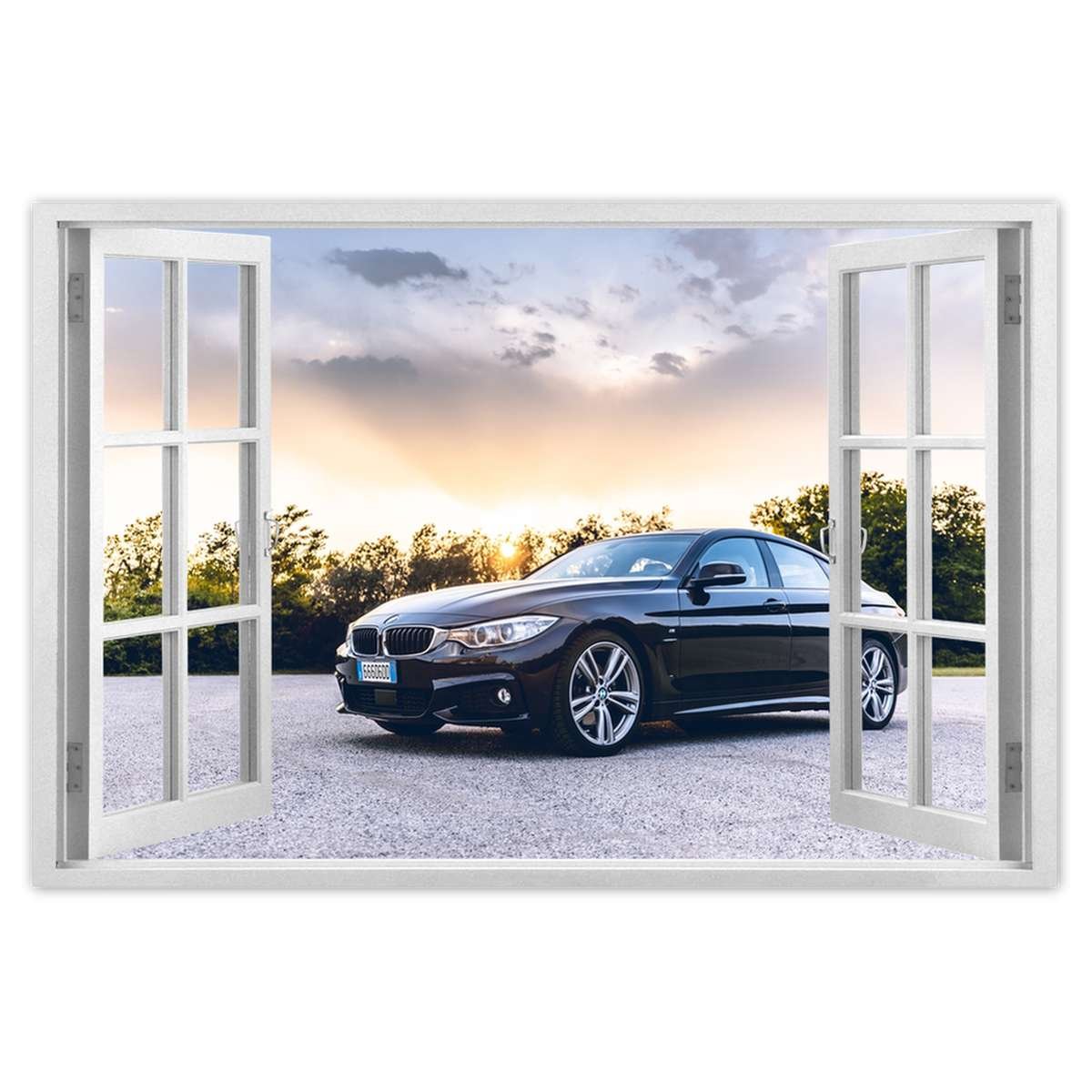 Plakat 90x60 Samochód Czarne Bmw Zesmakiem Sklep Empikcom 2321