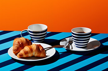 Plakat 91,5x60cm Croissanty - Zakito Posters