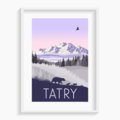 Plakat A. W. WIĘCKIEWICZ, Tatry 50x70 cm - A. W. WIĘCKIEWICZ