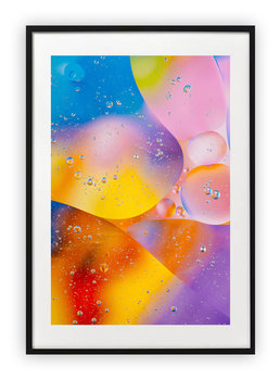 Plakat A3 30x42 cm Abstrakcja kolorowa WZORY - Printonia