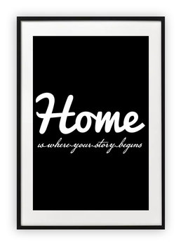 Plakat A3 30x42 cm Dom Home  WZORY - Printonia