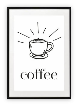Plakat A3 30x42 cm Filiżanka kawy WZORY - Printonia
