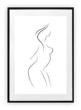 Plakat A3 30x42 cm Szkic Rysunek Kobieta WZORY - Printonia