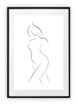 Plakat A3 30x42 cm Sztuka Rysunek Kobieta WZORY - Printonia