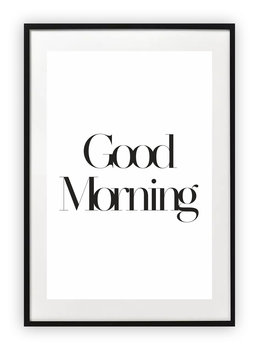 Plakat A4 21x30 cm  Good Morning Dzień dobry WZORY - Printonia