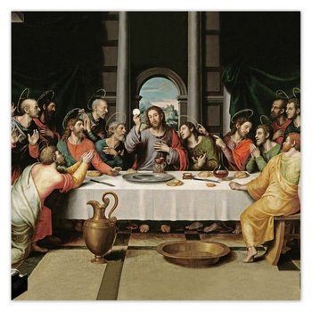 Plakat Apostołowie z Jezusem, 70x70 cm - ZeSmakiem