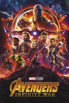 Plakat Avengers Infinity War plakaty na ścianę Marvel 61x91,5 cm - Grupo Erik