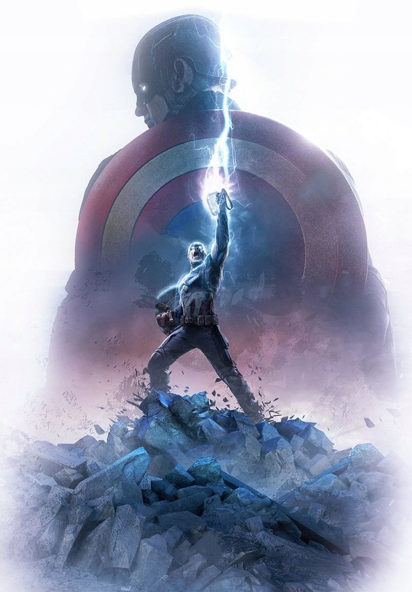 Plakat Avengers Kapitan Ameryka Iron Man Hulk60x40 cm - Atram | Sklep ...