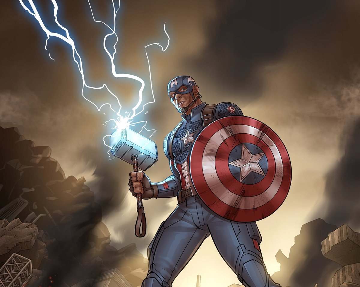 Plakat Avengers Kapitan Ameryka Marvel 30x21 cm - Atram | Sklep EMPIK.COM