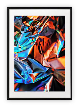 Plakat B1 70x100 cm Abstrakcja Tęcza Kolory Światło WZORY - Printonia