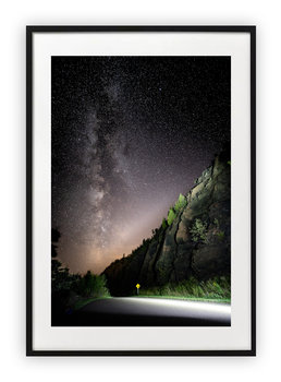 Plakat B2 50x70 cm Droga Gwiazdy Noc WZORY - Printonia