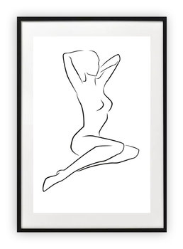 Plakat B2 50x70 cm Kobieta Sztuka Rysunek Szkic WZORY - Printonia