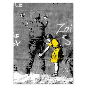 Plakat Banksy dziewczynka, 100x135 cm - ZeSmakiem