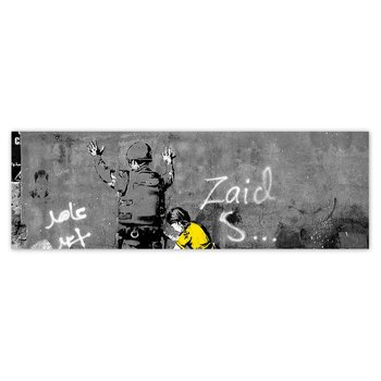 Plakat Banksy dziewczynka, 200x66 cm - ZeSmakiem