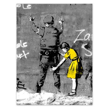 Plakat Banksy dziewczynka, 30x40 cm - ZeSmakiem