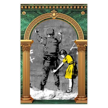 Plakat Banksy dziewczynka, 40x60 cm - ZeSmakiem