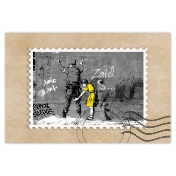 Plakat Banksy dziewczynka, 60x40 cm - ZeSmakiem