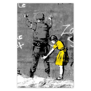 Plakat Banksy dziewczynka, 60x90 cm - ZeSmakiem