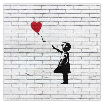 Plakat Banksy Dziewczynka balon, 100x100 cm - ZeSmakiem