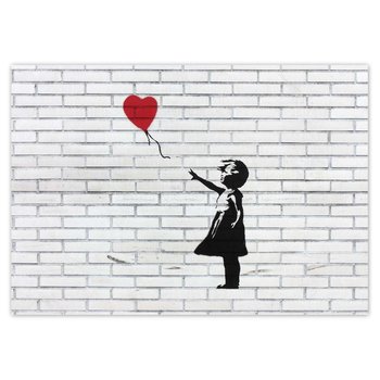Plakat Banksy Dziewczynka balon, 100x70 cm - ZeSmakiem