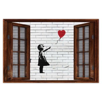 Plakat Banksy Dziewczynka Balon, 120x80 cm - ZeSmakiem