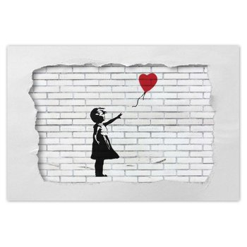 Plakat Banksy Dziewczynka Balon, 120x80 cm - ZeSmakiem