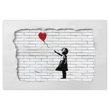 Plakat Banksy Dziewczynka balon, 120x80 cm - ZeSmakiem