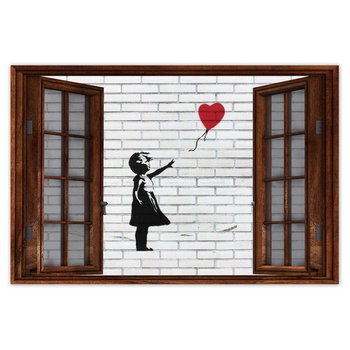 Plakat Banksy Dziewczynka Balon, 60x40 cm - ZeSmakiem