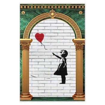 Plakat Banksy Dziewczynka balon, 60x90 cm - ZeSmakiem