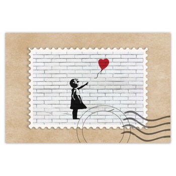 Plakat Banksy Dziewczynka Balon, 90x60 cm - ZeSmakiem