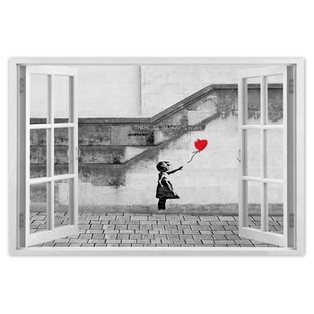 Plakat Banksy Dziewczynka Hope, 120x80 cm - ZeSmakiem