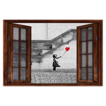 Plakat Banksy Dziewczynka Hope, 60x40 cm - ZeSmakiem