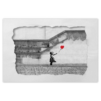 Plakat Banksy Dziewczynka Hope, 90x60 cm - ZeSmakiem