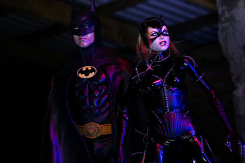 Plakat, Batman i Catwoman Ver1, 59,4x42 cm - Inny producent