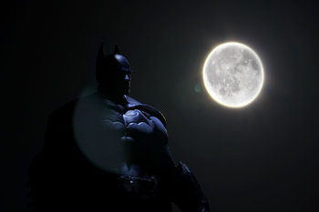 Plakat, Batman w świetle księżyca, 59,4x42 cm - Inny producent