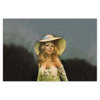 Plakat Brigitte Bardot Kapelusz, 90x60 cm - ZeSmakiem