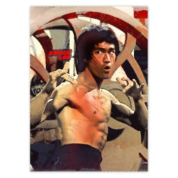 Plakat Bruce Lee Kung Fu, 50x70 cm - ZeSmakiem