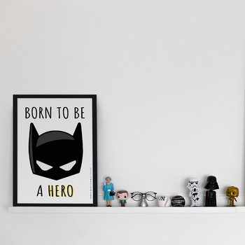 Plakat DC Batman Born to be a Hero 001, 42x29.7cm - ERT Group