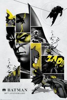 Plakat DC Comics Batman 80 lat komiksowe plakaty na ścianę 61x91,5 cm Batman