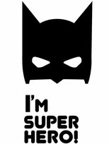 Plakat dla dzieci E-DRUK, I'm SuperHero, A4