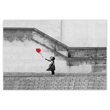 Plakat Dziewczynka z balonikiem, 200x135 cm - ZeSmakiem