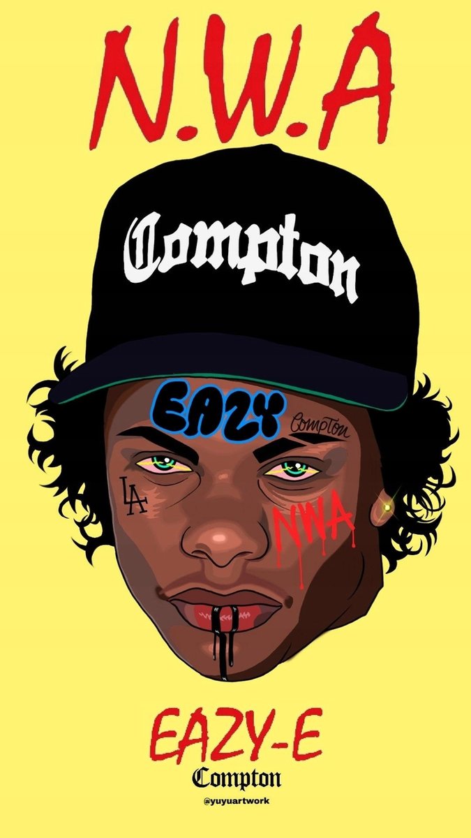 Plakat Eazy-E Rap Retro Vintage 100x70 cm #1 - Atram | Sklep EMPIK.COM