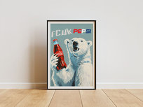 Plakat - FCUK Pepsi 61x91 Harry Monkey