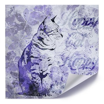 Plakat FEEBY Abstrakcyjny kot, 40x40 cm - Feeby